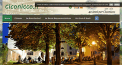 Desktop Screenshot of ciconicco.it